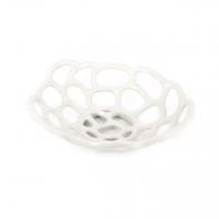 Фруктовница керамическая белая 898-1 