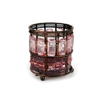 Підсвічник з бісеру фіолетовий PD-1 Decos