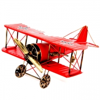 Модель двох ЛТЩМШОПК літака біплана червоний 819C Decos Модель двох ЛТЩМШОПК літака біплана червоний 819C Decos