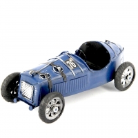 Модель гоночного ретро автомобиля синий 8324 Decos