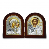 Ікона Диптих EP2-004DG/P Silver Axion