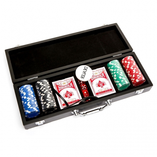 Набір для покеру на 100 фішок з номіналом в кейсі WS11100N Lucky Gamer