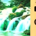 Картина водоспад №1 годинник (5 мод) 