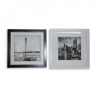 Картина ретро 23*23 B-81 (2 цвета черный, белый) Decos