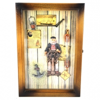 Ключница настенная капитан 05B-0054 