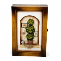 Красивая настенная ключница для дома Сад 05B-349B Decos