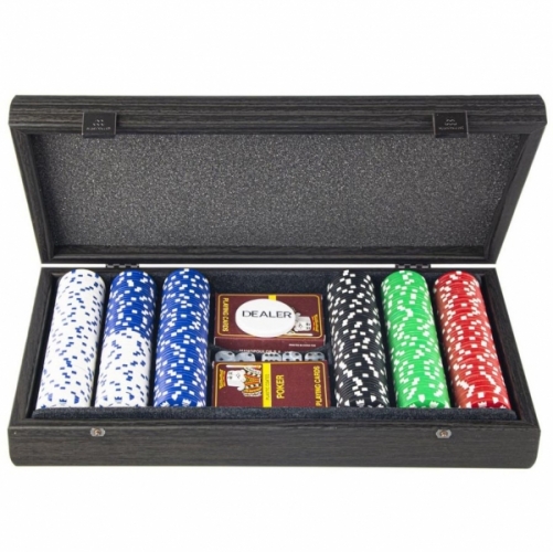 Покерний набір на 300 фішок в елітному футлярі PXL10.300 