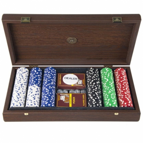Покерный набор на 300 фишек в эксклюзивном футляре PDE20.300 