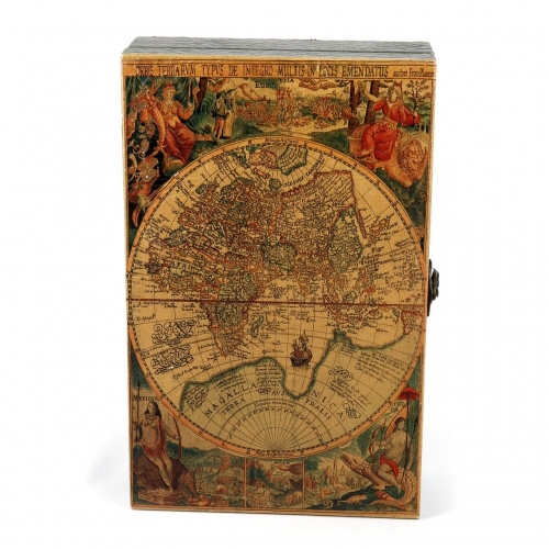Ключниця настінна Карта світу KSH10462 Two Captains - фото 1 Darunok.ua Ключниця настінна Карта світу KSH10462 Two Captains