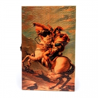 Ключница настенная из дерева и кожи прессованной Наполеон KSH1342 Decos