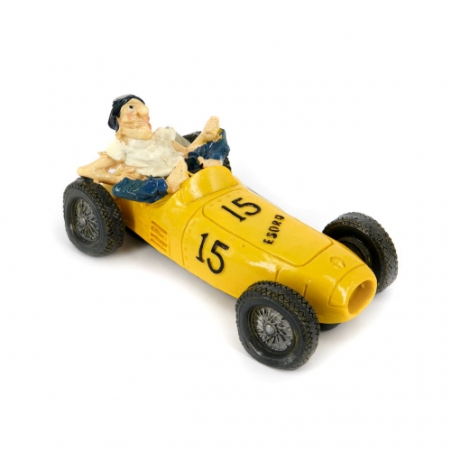 Скарбничка гонщик на ретро автомобілі жовтий 3F8200 Decos