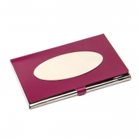 Візитниця з металу вишнева 136-08 А Albero Ode