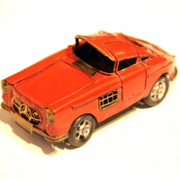 Модель автомобиля Mersedes Мерседес Retro красный Decos