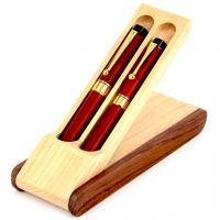 Набор ручек подарочный из дерева 62-22  Набор ручек подарочный из дерева 62-22