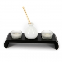 Декоративний підсвічник на 2 свічки і ваза ACQ32 Decos