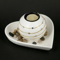 Декоративний свічник Серце GH184 Decos