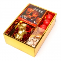 Подарочный набор свечей 3 шт и подсвечник 2006P-B Decos