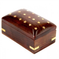 Шкатулка сундучок из дерева Звездочки WB110-6 Albero Ode
