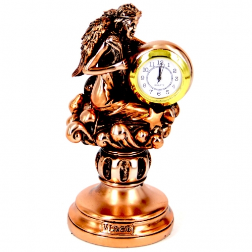 Статуэтка настольные часы знак зодиака Дева T1134 Classic Art
