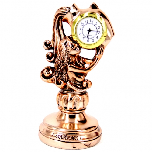 Статуэтка настольные часы знак зодиака Водолей T1135 Classic Art