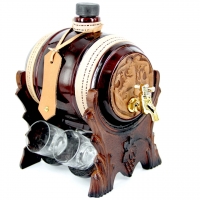 Мини-бар бочка с рюмками Лев 102-VAL Artistica Artigiana