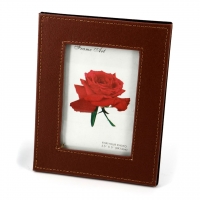 Фоторамка из эко кожи коричневая 9х13 см Decos