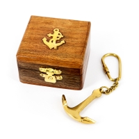 Брелок якір в сувенірній шкатулці NI007A Two Captains Брелок якір в сувенірній шкатулці NI007A Two Captains