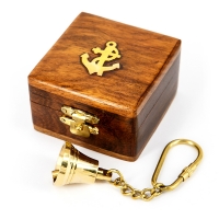 Брелок колокольчик рында в шкатулке из дерева NI013A Two Captains Брелок колокольчик рында в шкатулке из дерева NI013A Two Captains