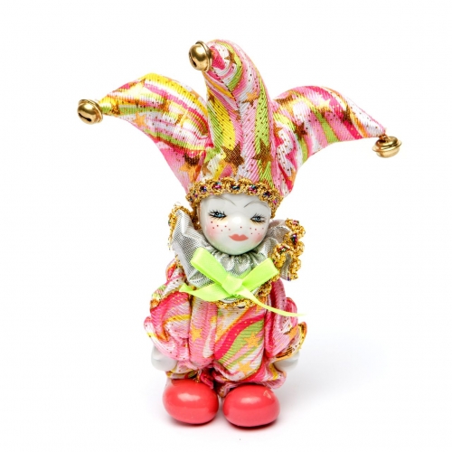 Статуэтка фигурка кукла венецианский шут A2 №2-09 