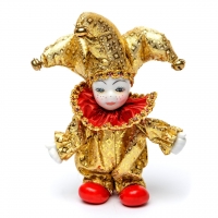 Статуэтка фигурка кукла венецианский шут A2 №2-11 