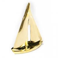 Модель парусної яхти з латуні 6389А 10х15 см Two Captains