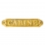 Латунна табличка на двері каюти Cabine 4552 Two Captains