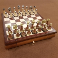 Шахматы элитные подарочные 141MW 332W Italfama