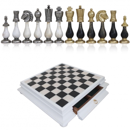 Шахматы эксклюзивные сувенирные 142DEC-BN 419B Italfama
