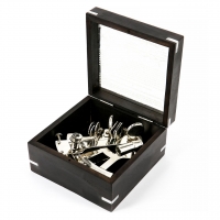 Морской секстант из неражавеющей стали в деревянной коробке NT.5175 Two Captains