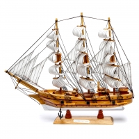 Модель парусника из дерева 44 см 6807 Two Captains