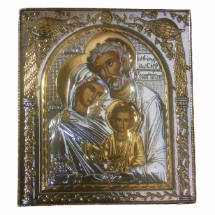 Икона Святого Семейства EP514-015XM/P Silver Axion