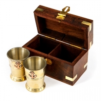 Стопки для водки подарочный набор 2 шт 4288А Two Captains