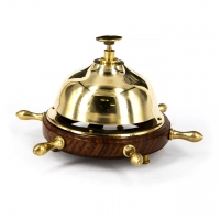 Настольный звонок для совещаний Морской штурвал NI386 Two Captains Настольный звонок для совещаний Морской штурвал NI386 Two Captains