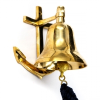 Рында с декором корабельный якорь 7,5 см 4008А Two Captains