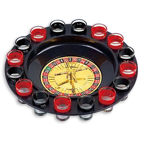 Алкогольна гра п'яна рулетка зі стопками на 16 чарок S16R 