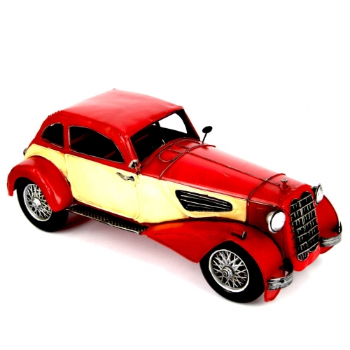 Модель ретро автомобіля червона CJ110503R Decos