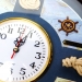 Годинники з морською тематикою у вигляді штурвала 009KB Two Captains
