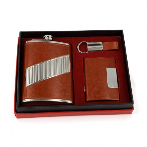 Подарочная фляга для алкоголя 8 oz 004 - фото 1 Darunok.ua Подарочная фляга для алкоголя 8 oz 004