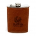 Набір шкіряна фляга для спиртних напоїв чарки 2 шт портсигар T002 Hip Flask