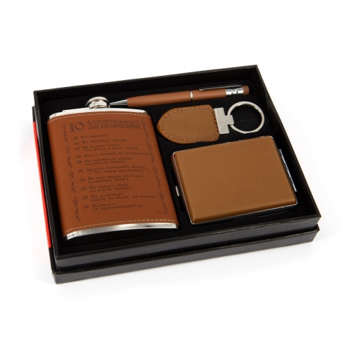 Фляга для спиртных напитков ручка брелок портсигар A105 Hip Flask - фото 1 Darunok.ua Фляга для спиртных напитков ручка брелок портсигар A105 Hip Flask