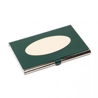 Візитниця з металу зелена 136-04 А Albero Ode