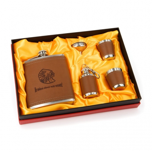 Подарунковий набір з флягами для алкоголю A106 Hip Flask - фото 1 Darunok.ua Подарунковий набір з флягами для алкоголю A106 Hip Flask