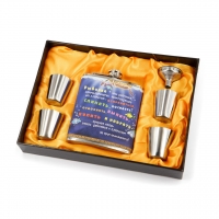 Фляга подарункова стопки 4 шт воронка A134-2 Hip Flask