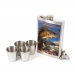 Подарочный набор фляга металлическая рюмки 4 шт воронка A146 Hip Flask - фото 2 Darunok.ua Подарочный набор фляга металлическая рюмки 4 шт воронка A146 Hip Flask